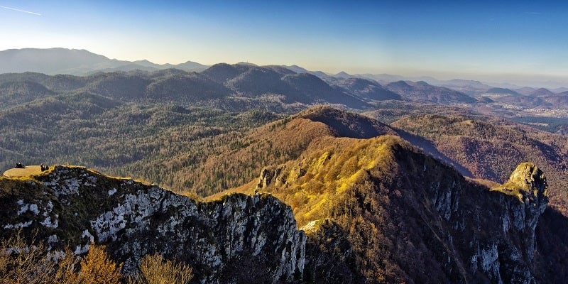 Kroatiska bergen - Klek, berget av en sovande jätte