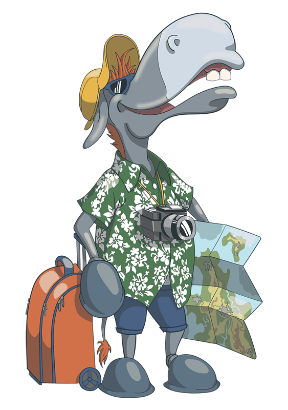 Mago - maskot LagenheterKroatien.se (Laganini.com)