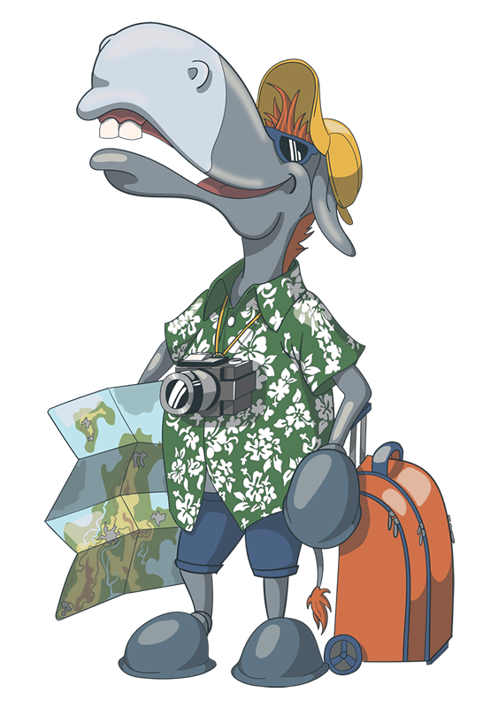 Mago - maskot LagenheterKroatien.se (Laganini.com)