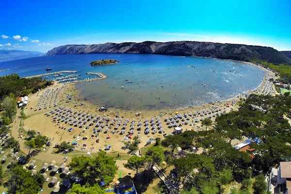 Paradisstranden - Rab, Kroatien
