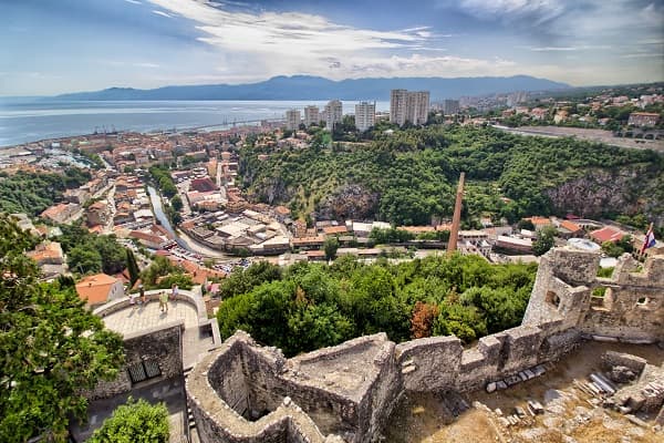 Trsat slott - Rijeka, Kroatien