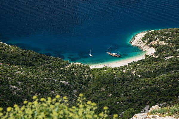 Lubenice - ö Cres, Kroatien