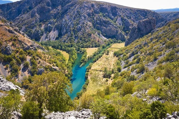 Zrmanja canyon, Kroatien