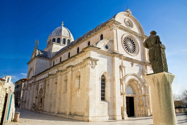 St Jacobs katedral - Sibenik, Kroatien
