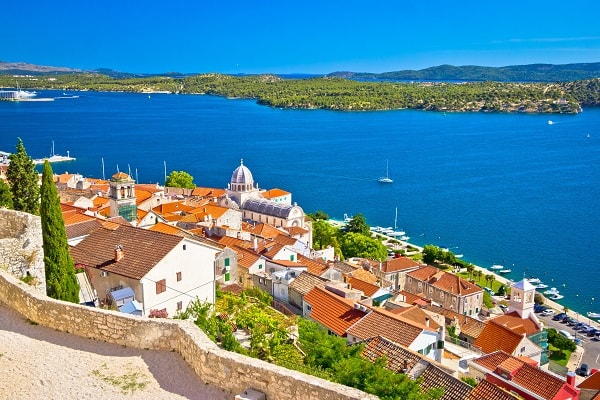 St Jacobs katedral - Sibenik, Kroatien