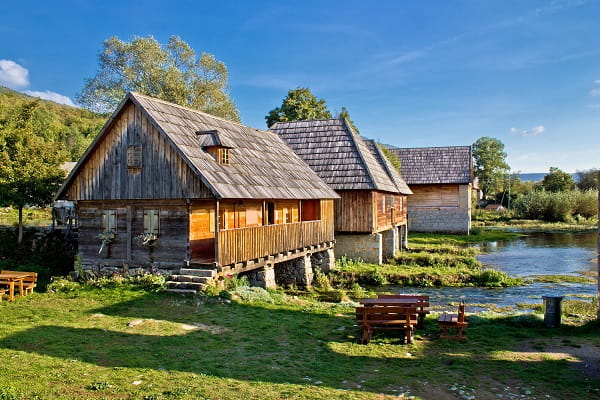 floden Gacka, Kroatien