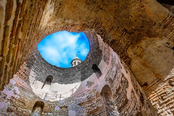 Diocletians palats Split, Kroatien
