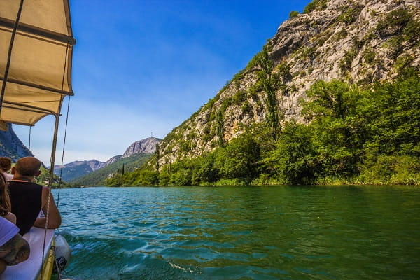 Cetina river canyon, Kroatien