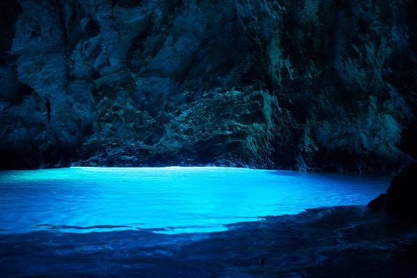 Blå grotta - Biševo, Kroatien