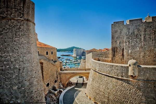 Dubrovnik stadsmurar, Kroatien