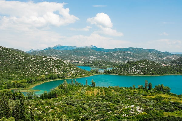 Baćina sjöar, Kroatien