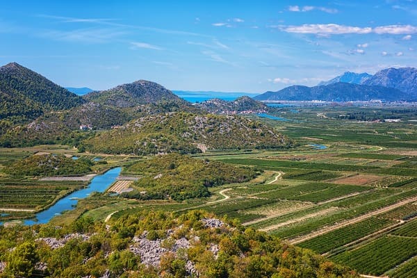 Neretva dalen, Kroatien