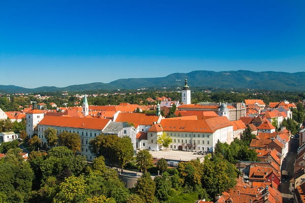 Zagrebs övre stad, Kroatien