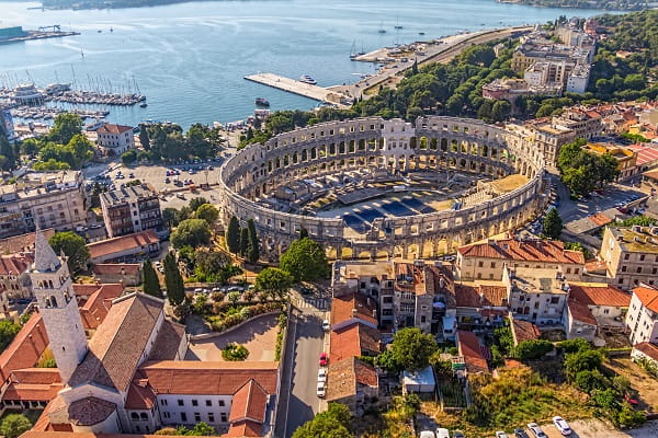 Amfiteater i Pula, Kroatien
