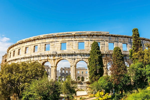 Amfiteater i Pula, Kroatien