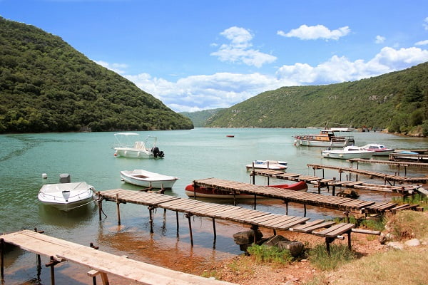 Lim-bukten, Kroatien